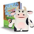Load image into Gallery viewer, Cookie Cow Tooth Fairy Pillow and Tooth Fairy Book Gift Set
