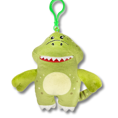 Rebel Dinosaur Charm Backpack Clip on